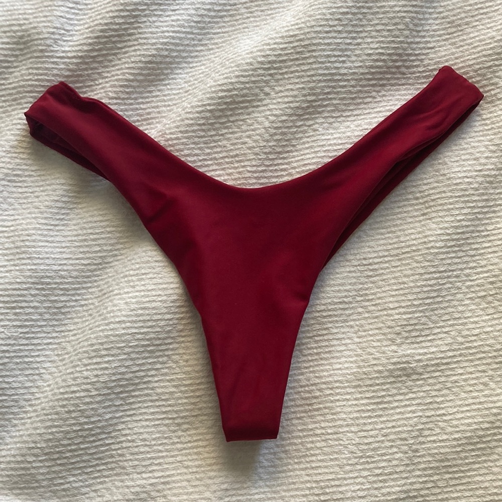 Zahara Thong Bikini Bottom Bathing Suit